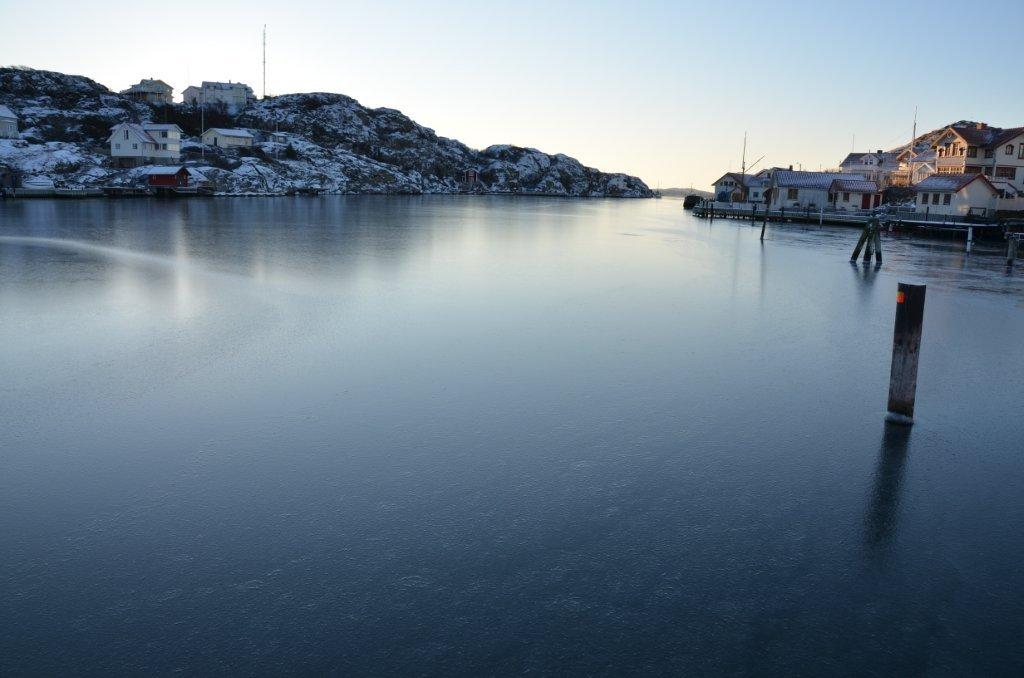 Vinter och is runt Hrn